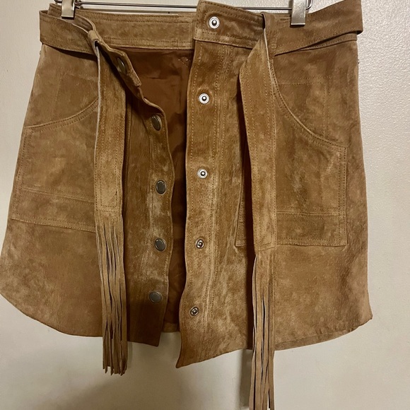 Blank Suede Skirt - Picture 6 of 15